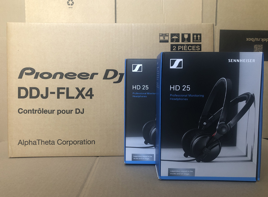 Новая поставка для DJ: Легендарные Pioneer DDJ-FLX4 и Sennheiser HD 25 уже доступны!